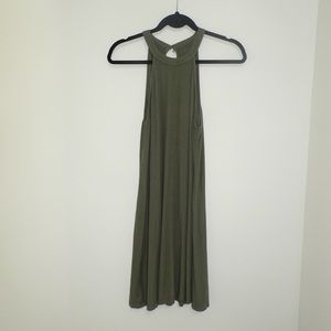 Halter dress keyhole back